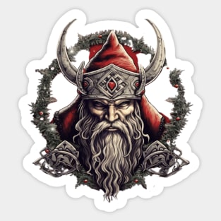 Viking Christmas logo Sticker